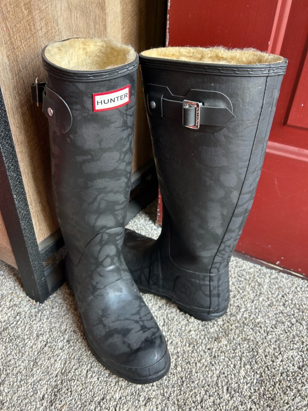 Hunter Black Rain Boots